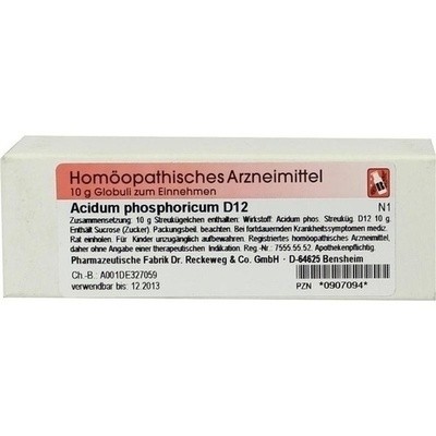 Acidum Phosphoricum D 12 Globuli (PZN 00907094)