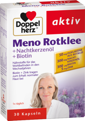 Doppelherz Meno Rotklee+nachtker.oel+biotin Kps. (PZN 04042018)