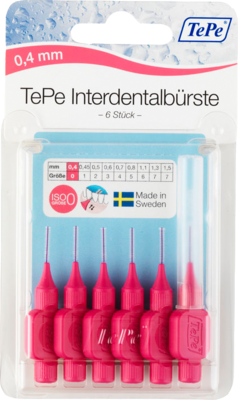 Tepe Interdentalbuerste 0,4mm Pink (PZN 07641185)