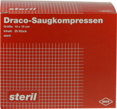 Saugkompressen steril 10x10 cm Draco (PZN 01687275)
