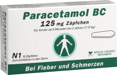 Paracetamol Bc 125 Mg Suppos. (PZN 04685816)