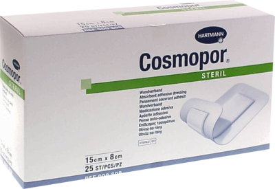 Cosmopor Steril 8x15cm 900808/6 (PZN 04302040)
