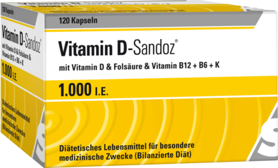 Vitamin D Sandoz 1000 I.e. Osteo Compl.hartkaps. (PZN 06452022)