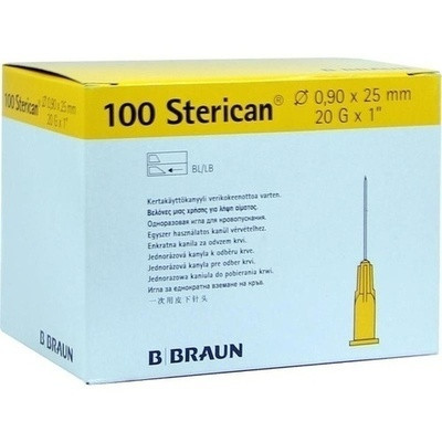 Sterican Kanuelen 20gx1 0,9x25mm (PZN 07463246)