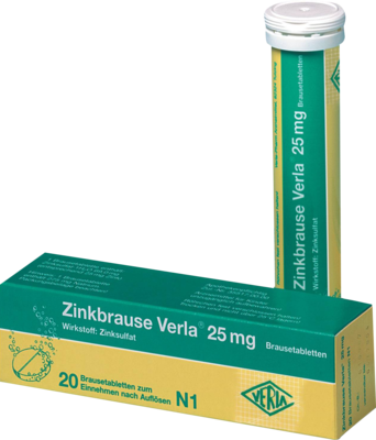 Zinkbrause Verla 25 mg Brause (PZN 01564526)