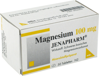 Magnesium 100 Mg Jenapharm (PZN 08530803)