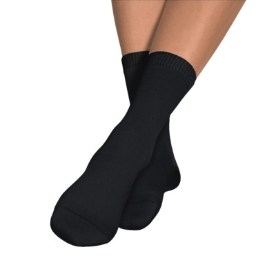 Bort Soft Socks normal 41-43 schwarz, 2 St (PZN 02035445)