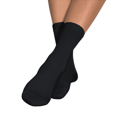 Bort Soft Socks weit 41-43 schwarz, 2 St (PZN 02035652)