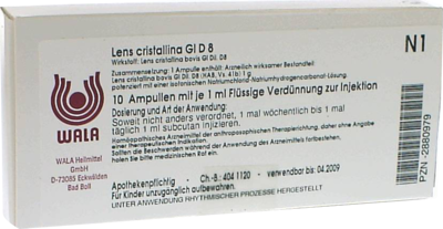Lens Cristallina Gl D 8 Amp. (PZN 02880979)