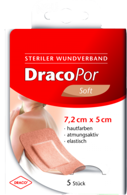 Dracopor Wundverband 7,2x5cm Steril Hautfarben (PZN 02577703)