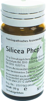 Silicea Phcp Globuli (PZN 00359847)
