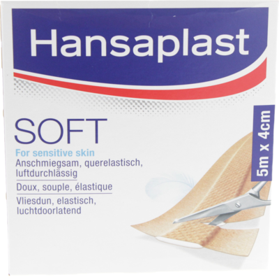 Hansaplast Soft Pflaster 4 cmx5 m Rolle (PZN 08861291)